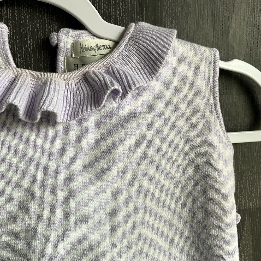 Neiman Marcus Girls dress 4T Lavender - Picture 2 of 3